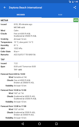 Avia Weather - METAR & TAF 2.12.4c screenshots 7