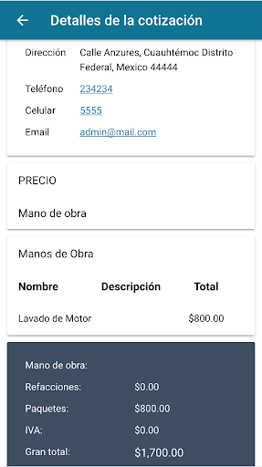 Mecanica MX - Clientes