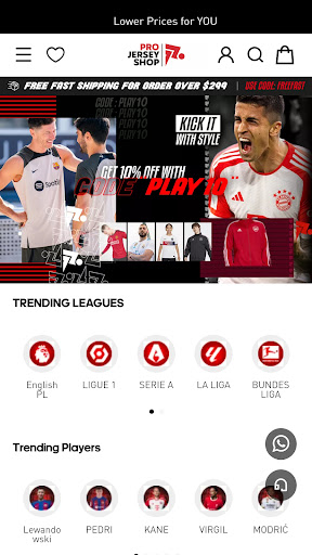 Projerseyshop Screen 2