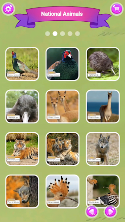 Game screenshot National Animals Puzzle hack