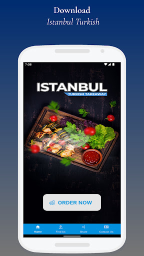 Android application Istanbul Turkish Takeaway screenshort
