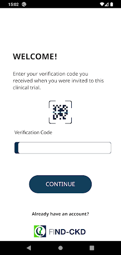 Android application FIND-CKD Mobile Clinician App screenshort
