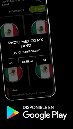Radio Mexico MX Land Screen 2