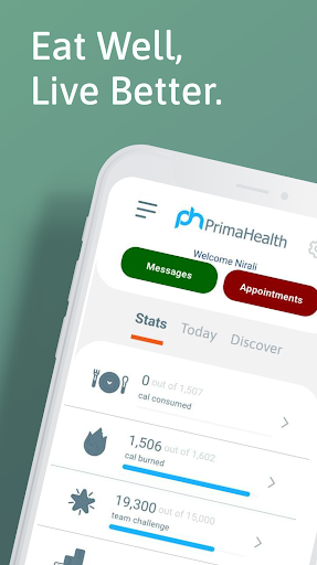 Android application PrimaHealth screenshort