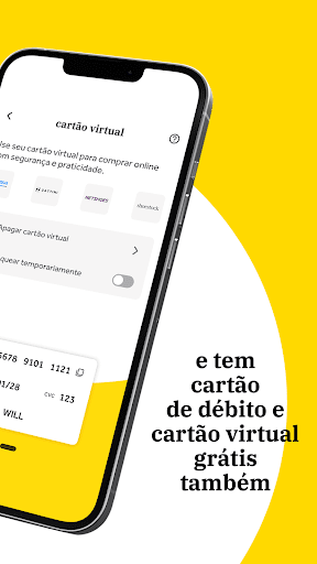 Banco will: Cartão de crédito Screen 2