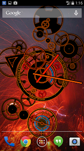 Hypno Clock Live Wallpaper Screenshot