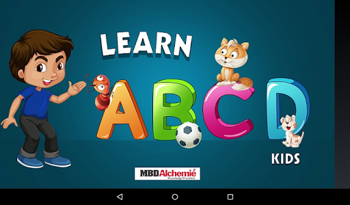 Android application ABCD kids screenshort