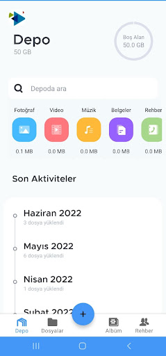 Android application Dijital Depo screenshort