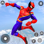 Cover Image of Tải xuống Spider Rope Hero: Flying Superhero Robot Games 1.0.17 APK