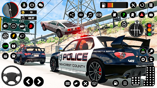 Police Chase Thief Car Games