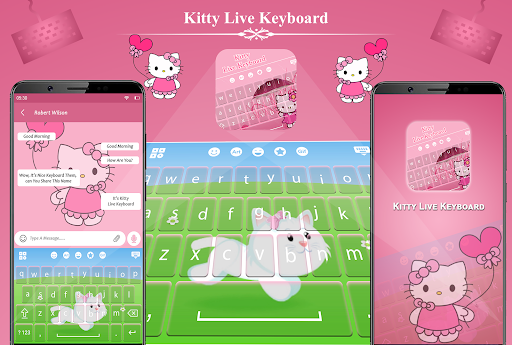 Android application Kitty Live Keyboard screenshort