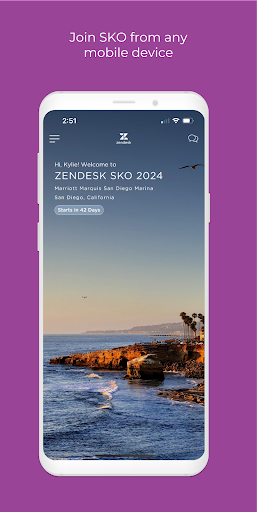 Android application Zendesk SKO 2024 screenshort