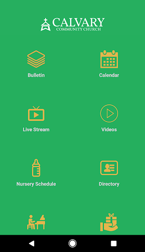 Android application Calvary Community Church screenshort