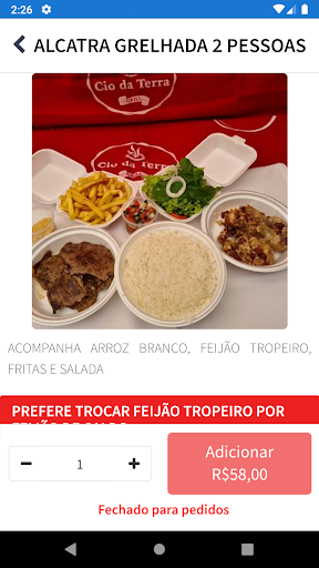 Restaurante Cio Da Terra Grill Screen 2