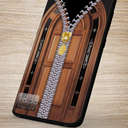 Door Zipper Lock Screen