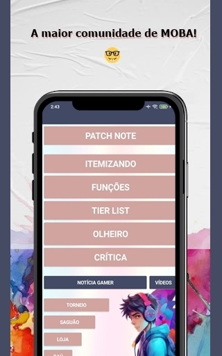 Android application MY MOBA screenshort