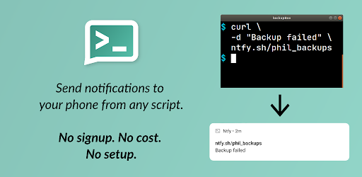 ntfy - PUT/POST to your phone