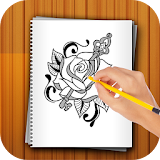 Learn to Draw Flower tattoo icon