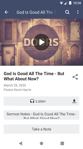 Cooper City Church of God App Screen 3