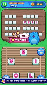 Jimp on X: I did the art for a new Sushi Cat game with @ArmorGames &  @krin_jj Sushi Cat: Words! Its a fun lil word game, for your brain!  Download it free