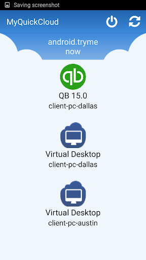 MyQuickCloud Screen 3