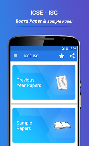 Android application ICSE & ISC Sample Paper screenshort