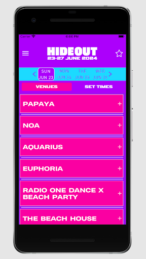 Hideout 2024 Screen 2