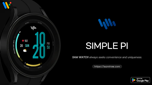 Android application SamWatch Simple Pi screenshort
