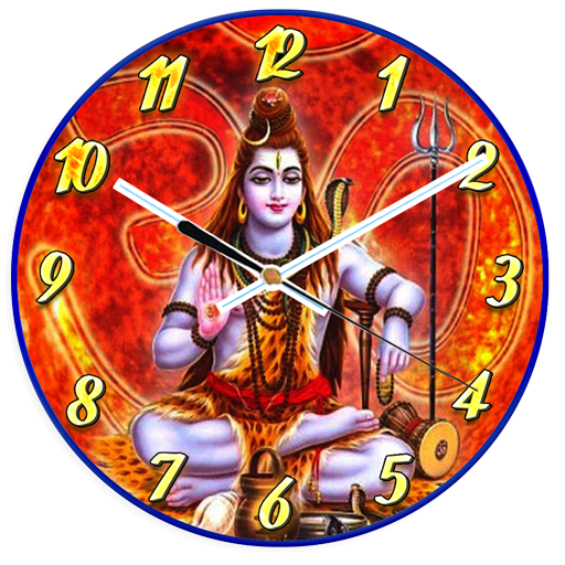 Lord Shiva Clock Live Wallpape logo
