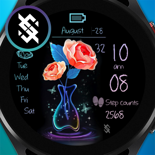 BFF26 - Neon Art Flower Vase logo
