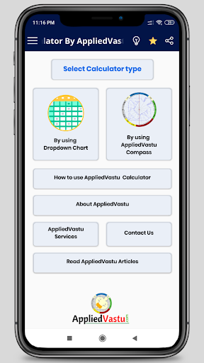 Android application Vastu Calculator - Vastu Check screenshort