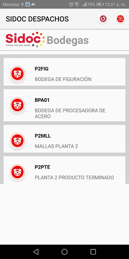Terminales Despacho Screen 3