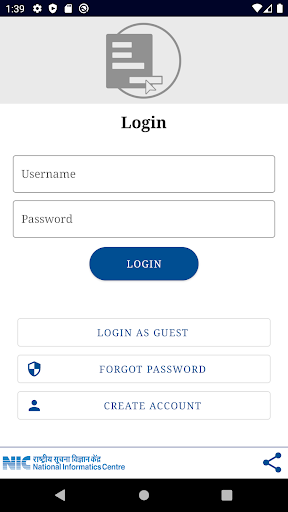NIC Forms Screen 2