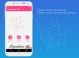screenshot of Digital Signature Maker