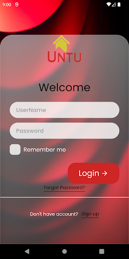 Android application Untu Capital screenshort