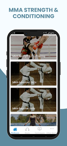 Screenshot of MMA Strength & Conditioning