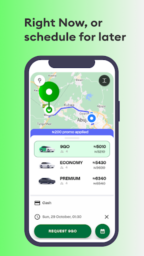 9GO - Taxi, parcel, carpooling Screen 3