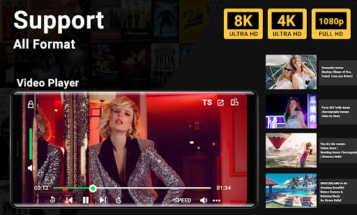 Android application 4K Video Player -All Formats screenshort