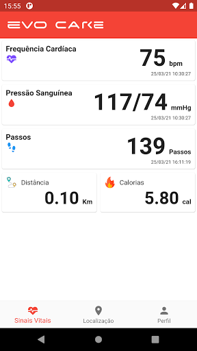 Android application EvoCare screenshort