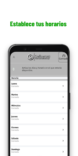 Deliveross negocios Screen 2