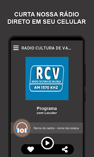 Android application Radio Cultura de Valença screenshort