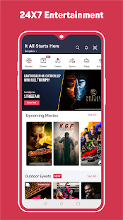 BookMyShow - Movies & Event Tickets, Stream Online for pc screenshots 1