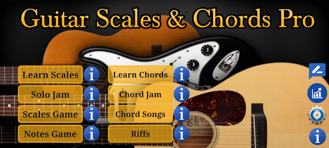 Guitar Scales & Chords Pro MOD APK Tuner (Paid Unlocked) 2