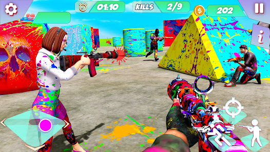 Paintball Shoot Nerf Gun Games apkdebit screenshots 2