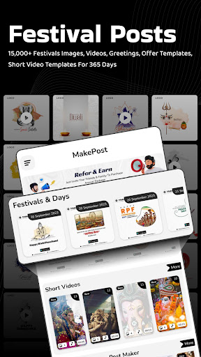 Android application MakePost - Festival Post Maker screenshort
