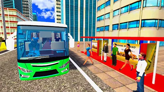 城市教練巴士模擬器遊戲 - 快速教練駕駛 - 巴士模擬器終極
