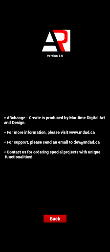 ARchange: Create Screen 3