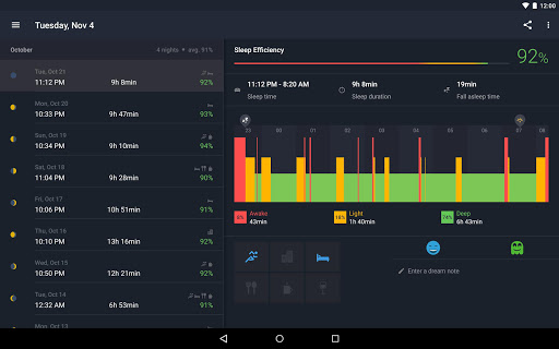 Runtastic Sleep Better: Sleep Cycle & Smart Alarm 2.6.1 APK screenshots 6