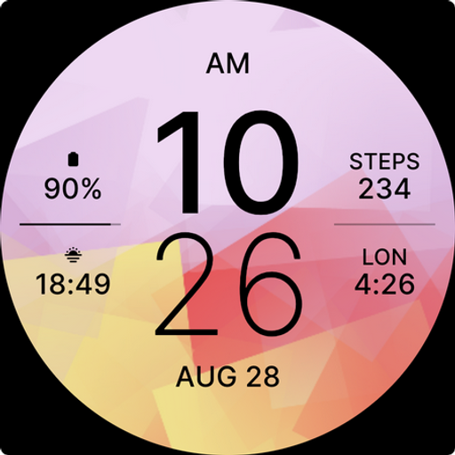 Beauty Pink Pro Watch Face Logo