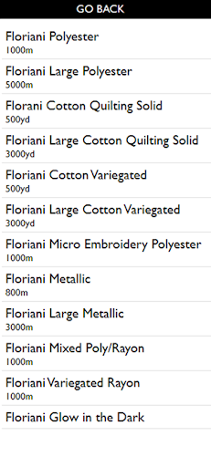 Android application Floriani Thread Application screenshort
